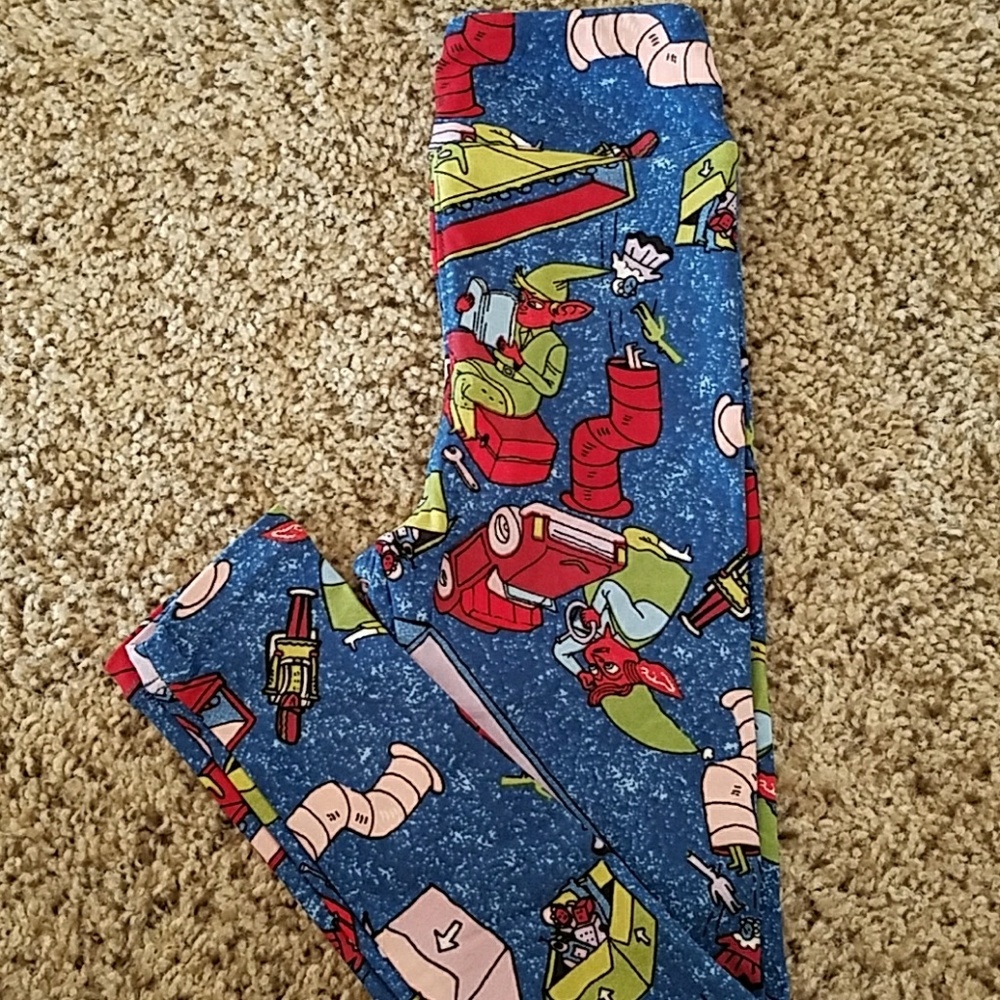 LuLaRoe leggings kids S/M holiday